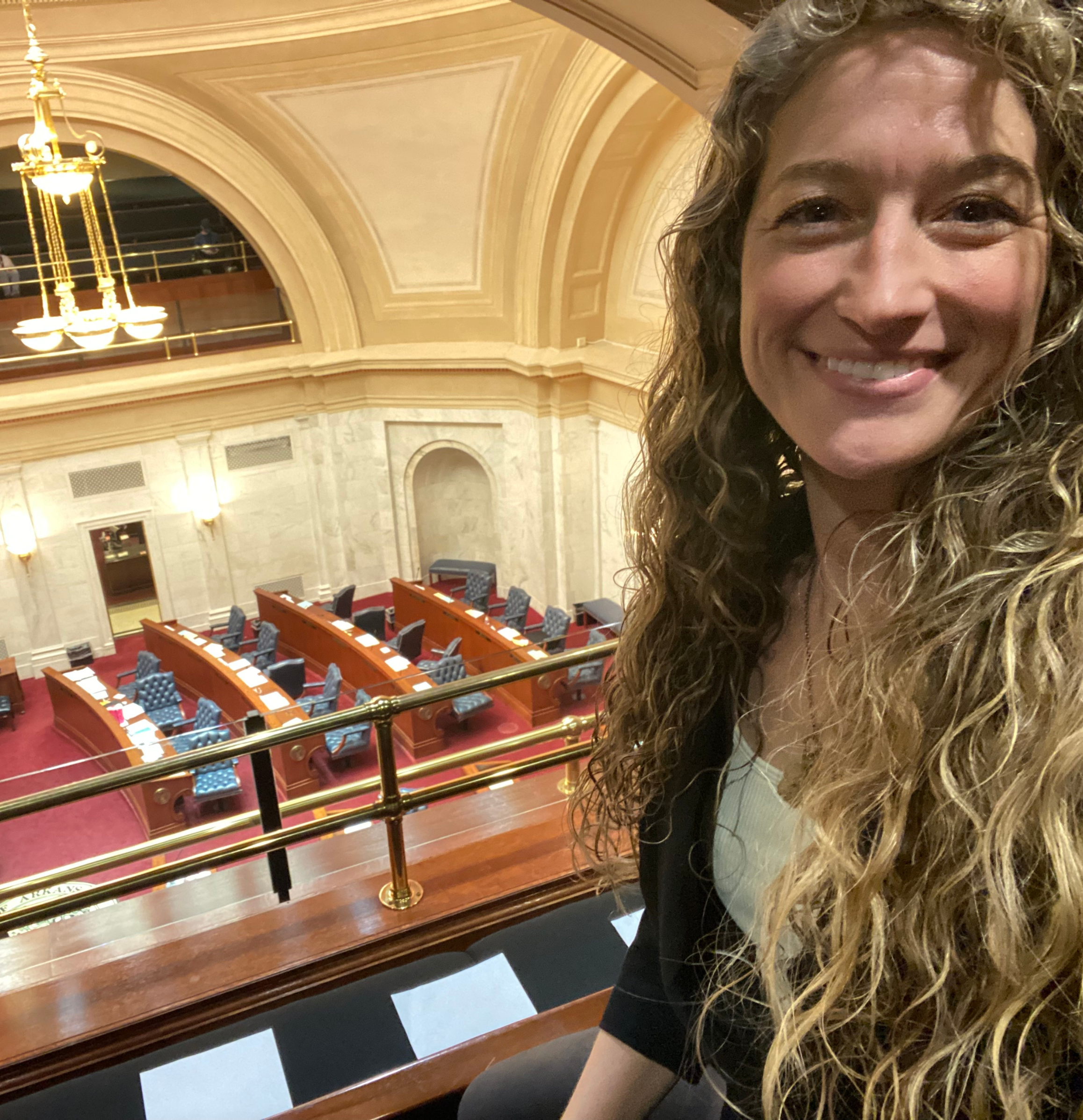 Dr. Mamie before the Senate Floor vote on SB117 to license naturopathic doctors in Arkansas